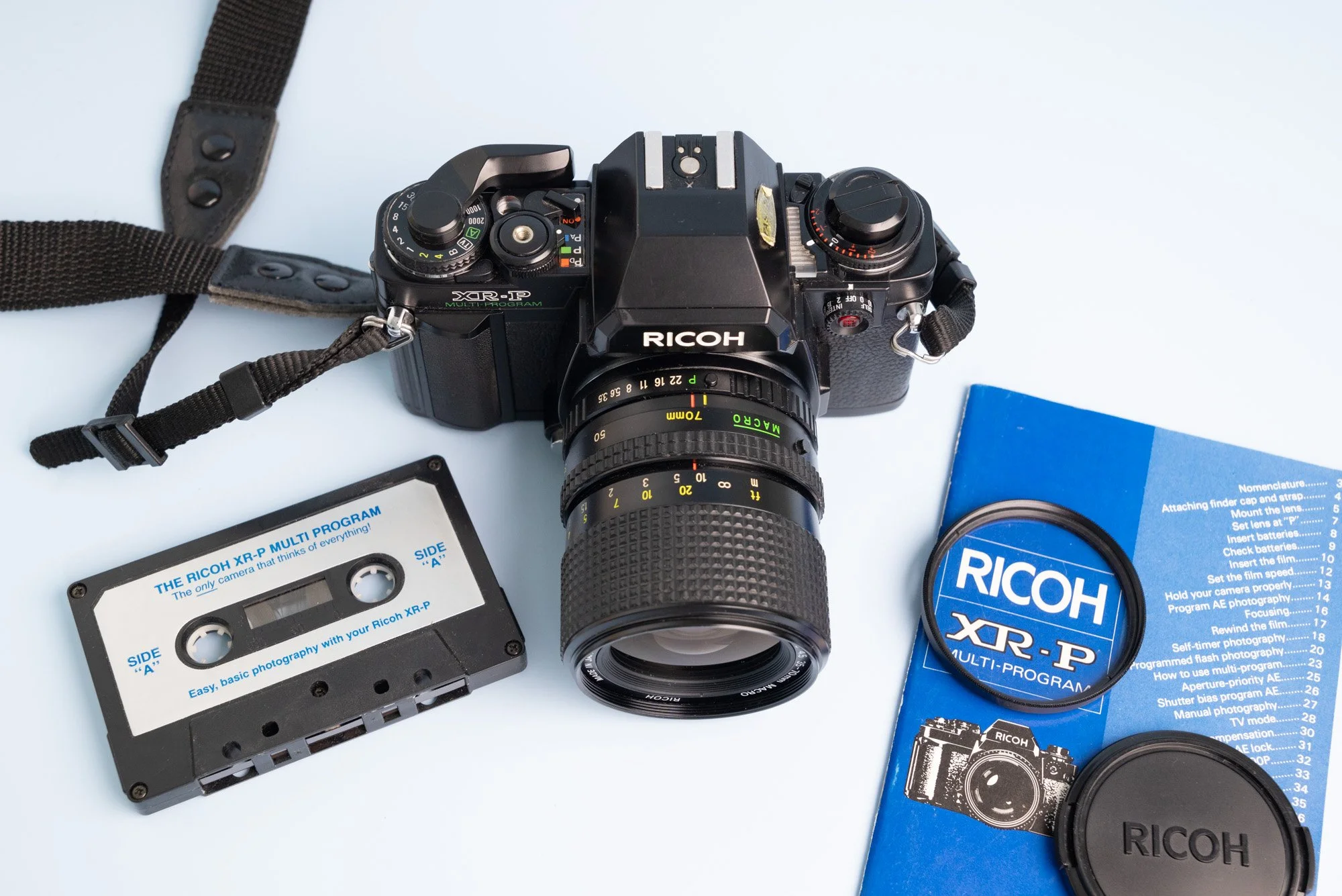Ricoh XRP 35mm Film Camera with 35-70mm F/3.5-4.5 Zoom Lens